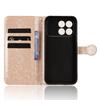 For Xiaomi Redmi K90 5G Wallet Case Dot Pattern Imprint PU Leather Phone Cover with Wrist Strap