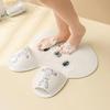 Silicone Foot Exfoliating Shower Mat: Non-Slip Massaging Scrub Pad