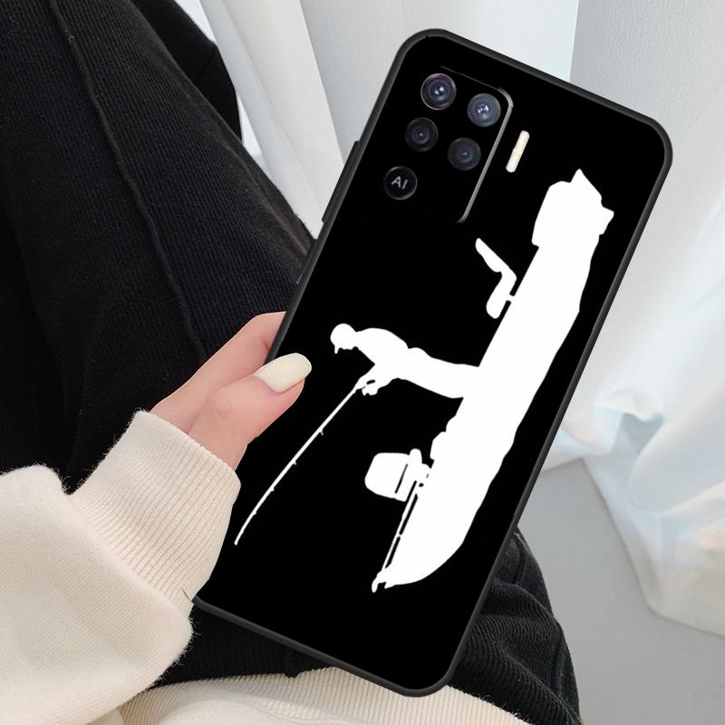 Bass Fishing Baits Lures Hook Case For Oppo A17 A57 A77 A40 A78 A54 A74 A94 A76 A16 A96 A18 A60 A80 A38 A58 A98 A15 A5 Pro