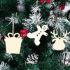 Рождественский DIY деревянный кулон Веселое рождественское украшение для дома 2024 года Рождественский декор для вечеринки Украшение Навидад Натал Подарки на Новый год 2025
