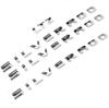 ABS Letters Emblem SILVERADO LTZ Applicable to Chevrolet Car Styling Fender Truck Badge Nameplate Logo Sticker XF1