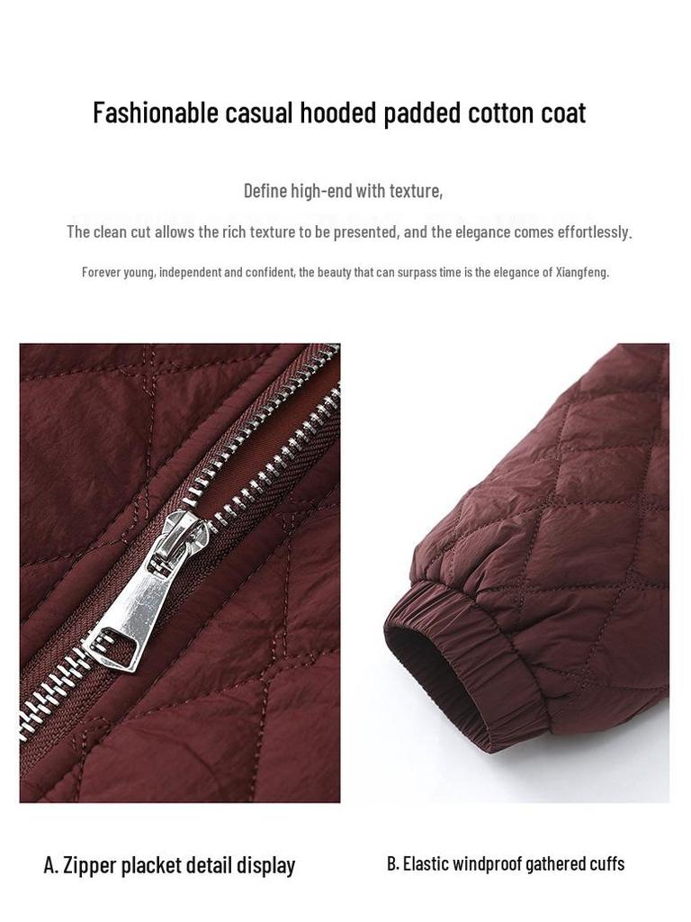 Women's Winter Cotton-Padded Jacket: Fashionable, Thickened Coat for Moms and Seniors 2024