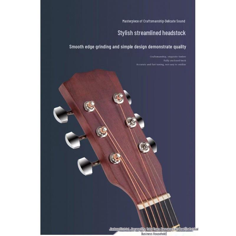 Начинающая акустическая гитара - Большое количество Липовое дерево Практический инструмент