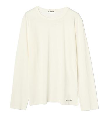 Jil Sander Футболка с длинным рукавом J47GC0013J45031 Белая Мужская [Б/У]