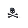 3D Metal Skull Car Stickers: Ghost Head Decals for Car Sides