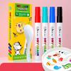 Safety Water Floating Painting Brush Odorless Erasable Magical Water Painting Pen Colorful Interesting Graffiti Watercolor Pen