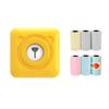 Mini Thermal Printer Bluetooth Yellow Pocket Printer with Printing Paper Portable Sticker Printer