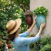 Rustic Style Fish Ornaments No-Drill Wall Mounted Planter Unique Decorative Floral Ware  Outdoor