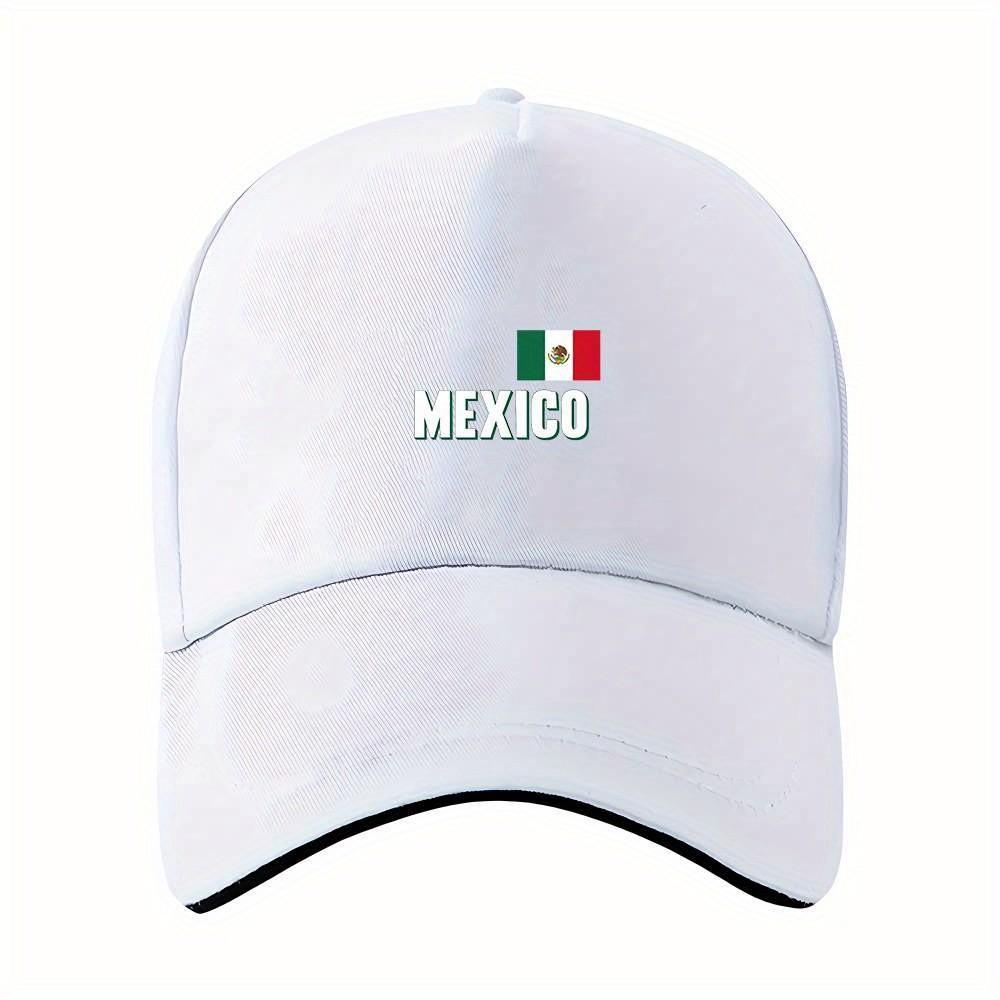 Mexico Flag Baseball Cap Cotton Casual Adjustable Adult Hat Four Seasons Accessory