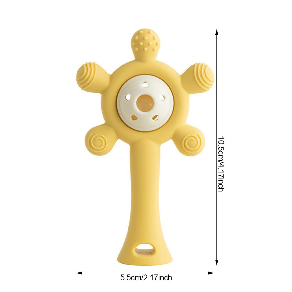 1шт силиконовые детские прорезыватели для зубов в форме колеса обозрения погремушки для детей анти-съедобные детские игрушки мягкие аксессуары для кормления ребенка