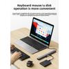 Hub 3.0 Multi-Port Expander Laptop Dock Folding Stand 10-in-1 Type-C Expansion Dock