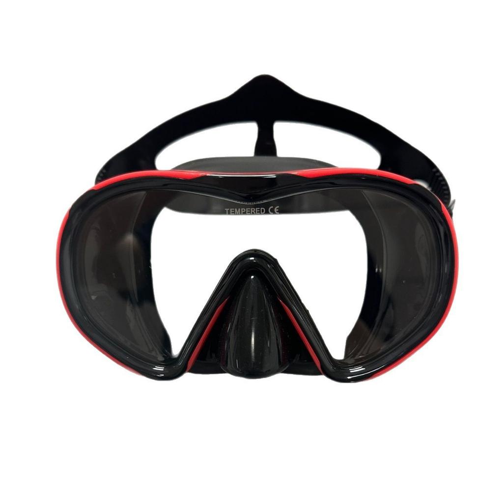 Большая силиконовая маска с полной сухой трубкой для снорклинга