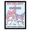 Sanrio My Melody + Kuromi BFF Framed Poster