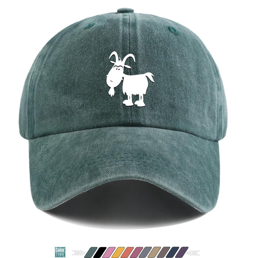 Simple Style Goat Print Truck Hat Is Comfortable, Breathable, Fashionable and Beautiful