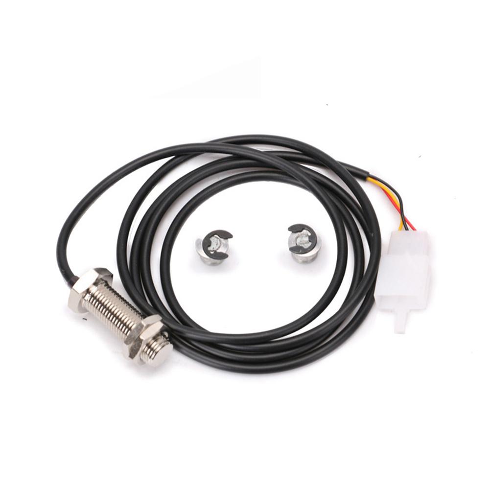 Universal Sensor Cable & 2 Magnet For Motorcycle Digital ATV Odometer Speedometer Tachometer