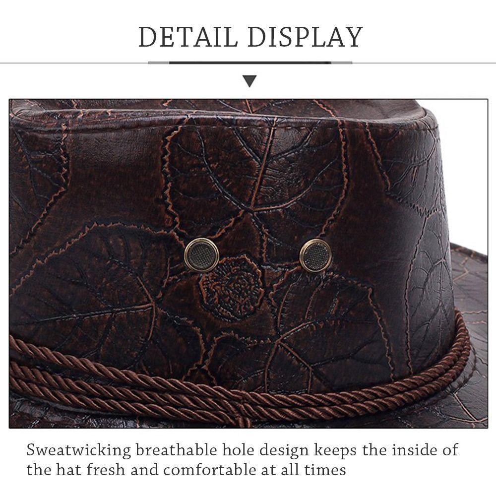 Ковбойская рыцарская шляпа для женщин и мужчин, кожаные кепки, кепки в стиле вестерн, винтажная кепка для джентльмена в джазовом стиле, большая козырек для лугов, лето и осень