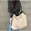 Brand Fashion Faux Lamb Shoulder Bag For Women Large Reversible Shopping Bag High-quality Commuter Handbag With Card Holder