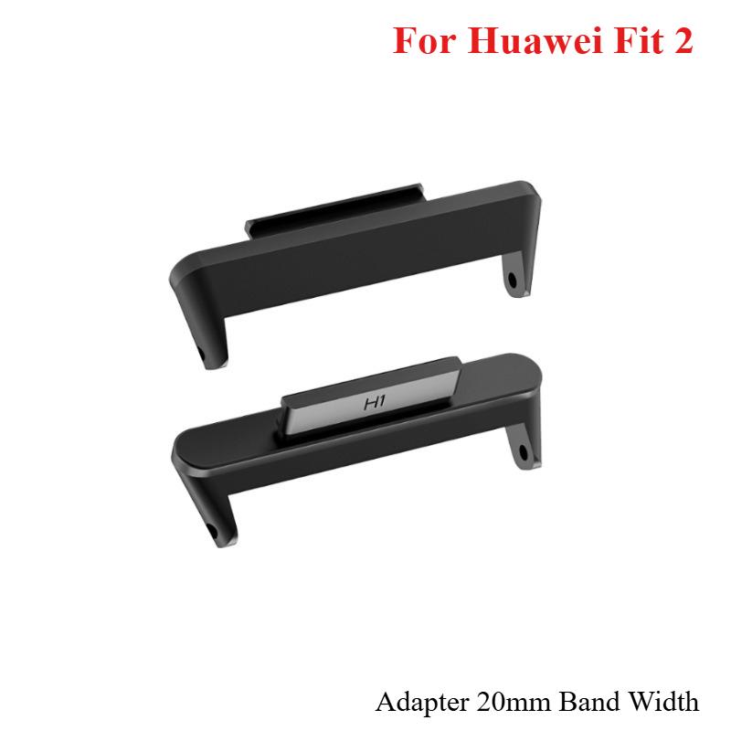 1 пара адаптеров для ремешка Huawei Watch Fit 3 20 мм для смарт-часов, коннекторы из нержавеющей стали 316L, аксессуары для ремешка Huawei fit2/1