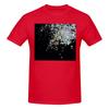 100 Cotton Black And Holographic Sparkle Tshirt Unisexs Funny Oversized T Shirt Unisex Round Neck Summer Shirts Tops S6xl
