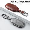 Fit For Huawei AITO M5 M7 Car Key Card Holder NFC Smart Card Case Suede Protective Shell