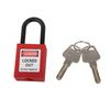 Safety Padlock Red Dense Nylon Durable High Hardness Widely Used Lockout Tagout Lock with Keys for
