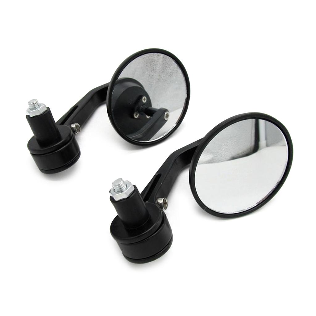 Профессиональные мотоциклетные зеркала с круглым стержнем, боковое зеркало заднего вида для мотоцикла, руль 7/8 дюйма, быстрая установка