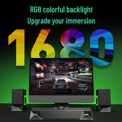 Игровая компьютерная акустическая система Newmine V6 RGB, штекер CN (адаптер в комплекте)