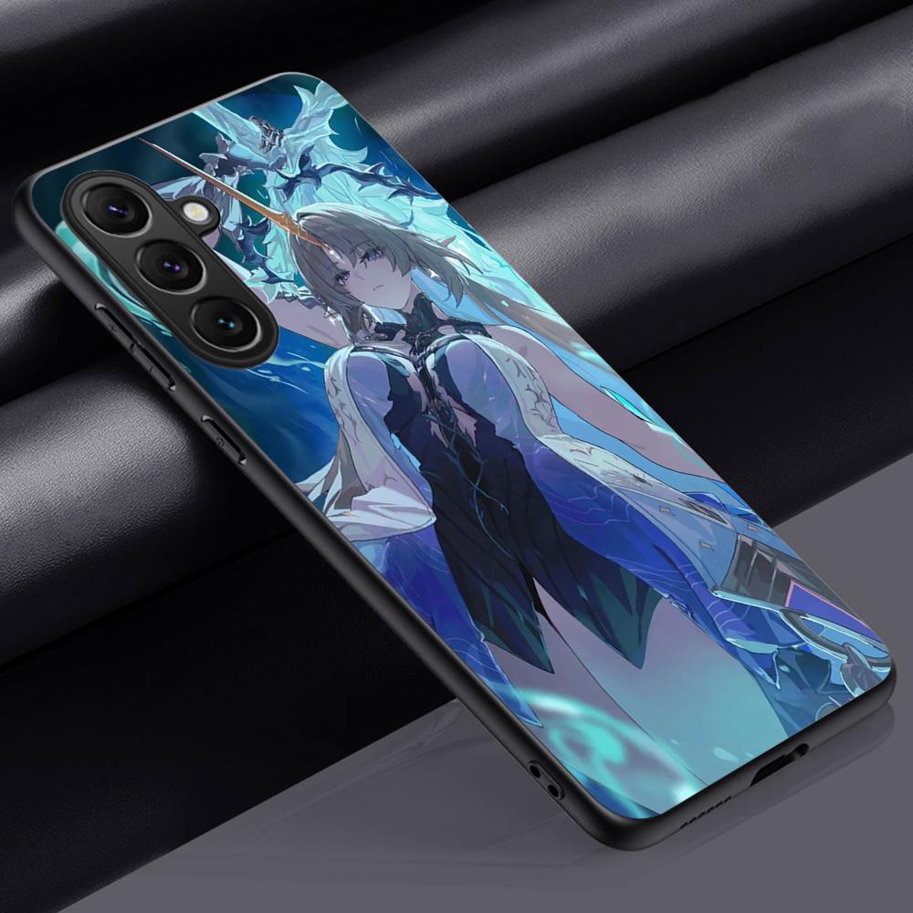 Cartethyia крутой игровой дизайн девушки Чехол для телефона Для Samsung Galaxy S25 S24 S23 S22 S21 S20 Plus Ultra Note20 Мягкий Черный