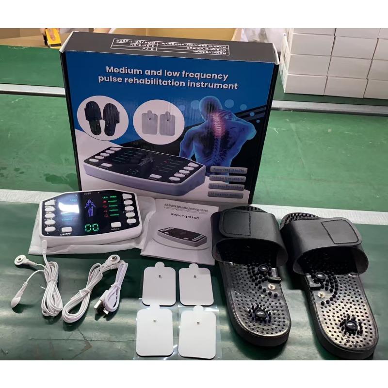 Зарядный импульсный массажер Бытовой средне- и низкочастотный физиотерапевтический прибор Электротерапевтический прибор для меридианов всего тела