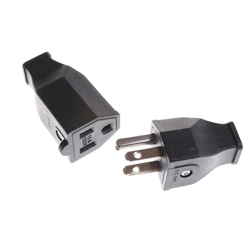AC 125V 15A 3-контактный разъем шнура питания Us Plug Converter Высокая производительность