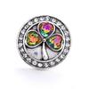 Кнопки-кнопки Clover LOVE Flower Crystal 20 мм из металла для браслета XH5145