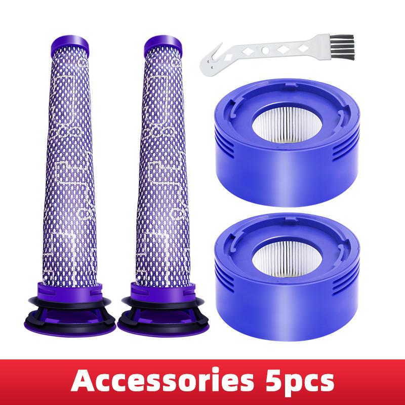 Запасные части фильтра HEPA Pre-Post для беспроводного пылесоса Dyson V7 V8 SV10 SV11 Animal Absolute 965661-01 967478-01