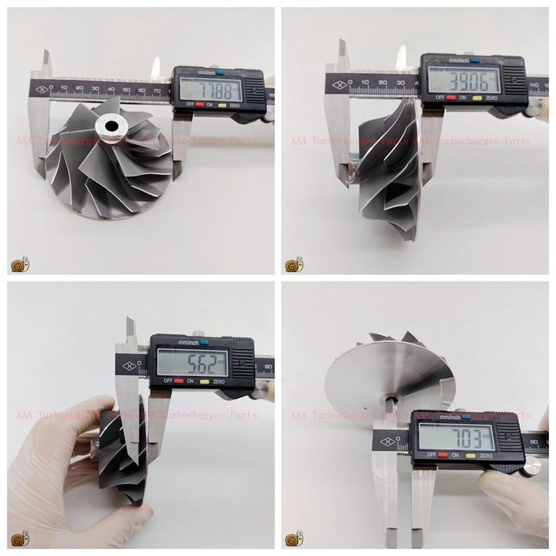 HX35/HX35W Turbo Compressor Wheel 54x78mm Supplier AAA Turbocharger Parts