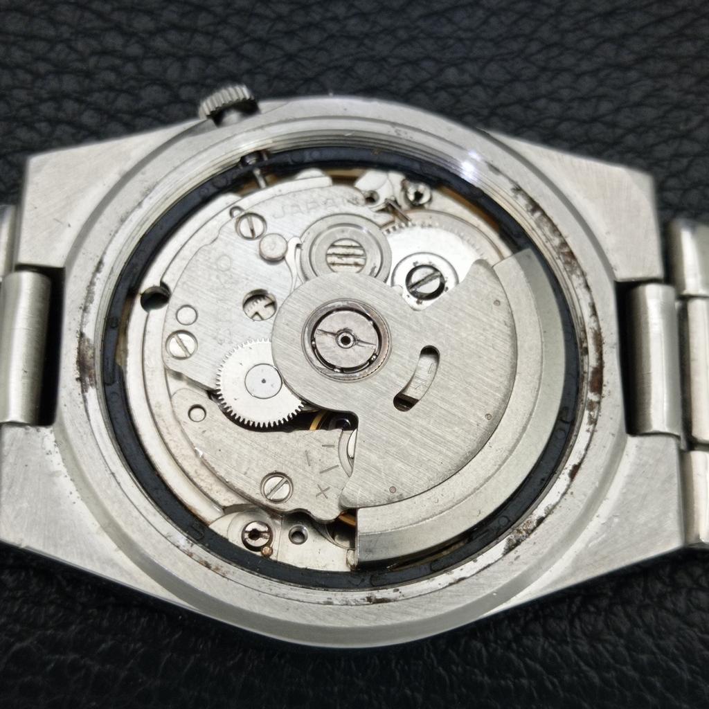 ОРИГИНАЛЬНЫЕ ВИНТАЖНЫЕ АВТОМАТИЧЕСКИЕ МУЖСКИЕ ЧАСЫ SEIKO EXPO 70 ЯПОНИЯ СЕРЕБРЯНЫЙ ЦИФЕРБЛАТ a708790-1