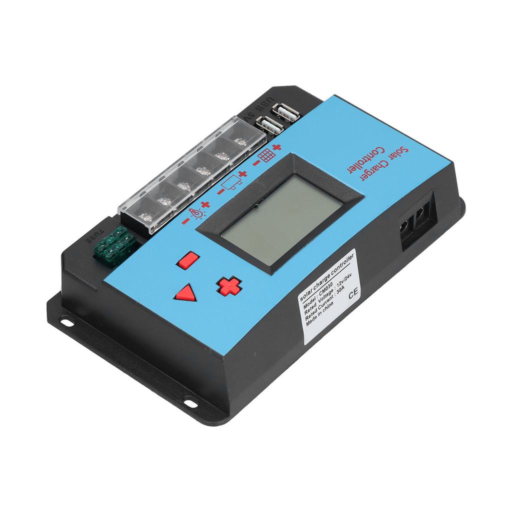 Солнечный контроллер заряда LCD Водонепроницаемый USB PWM Солнечный контроллер заряда для солнечной лампы Рекламного щита