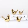 Lifelike Ceramic Bird Ornament Minimalist Style Bird Statue Collectible Figurines For Home Office Decor