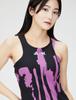 Tebe Maggu Tennis New York Y Back Tank Top MLQ28 Lilac XS [Adidas] Women's Black/Semi-Pulse (HT4234)