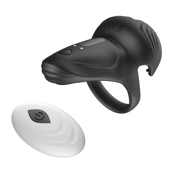 Vibrating Cock Ring Rechargeable Performance Control Ring 10-minute Daily Routine for Male Enhancement