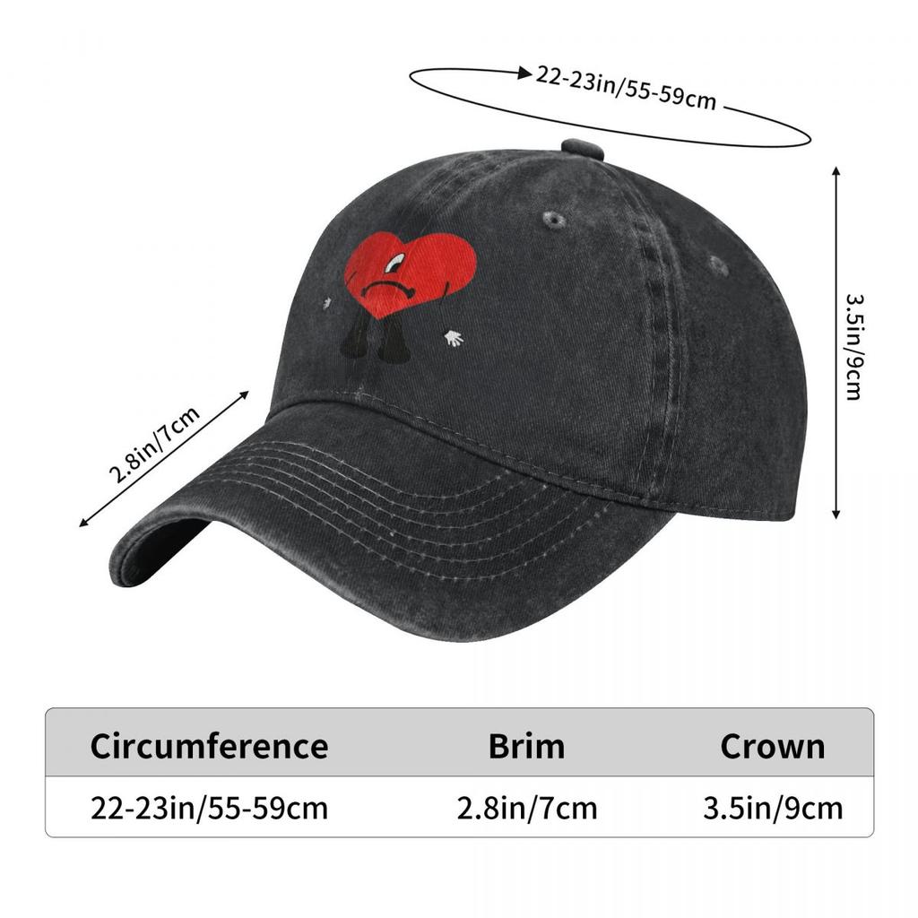 Bad Bunny Album Baseball Cap Puerto Rican Rapper Unisex Unisex Sunscreen Trucker Hat Summer Casual Kpop Rock Baseball Caps