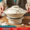 Керамическая кастрюля-запеканка LIEI с спиртовой горелкой