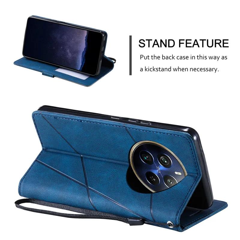 Флип-чехол из магнитной кожи для OPPO Realme 12+ 11x 11 12 Pro Plus 5G Realme12 Realme11 4G 12Plus Coque Wallet Stand Phone Cases