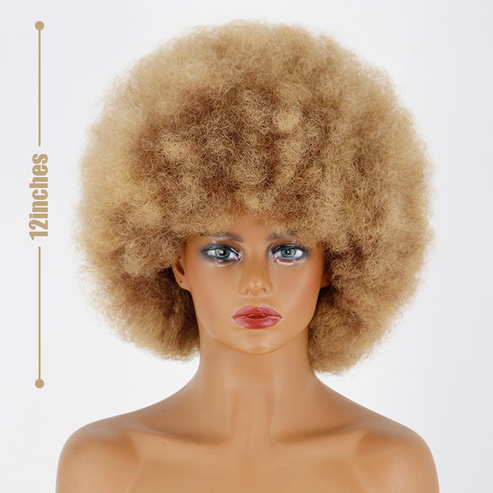 MERISIHAIR Афро-женский кудрявый короткий парик с челкой из синтетического волокна, натуральный черный кудрявый вьющийся парик для косплея, повседневная одежда