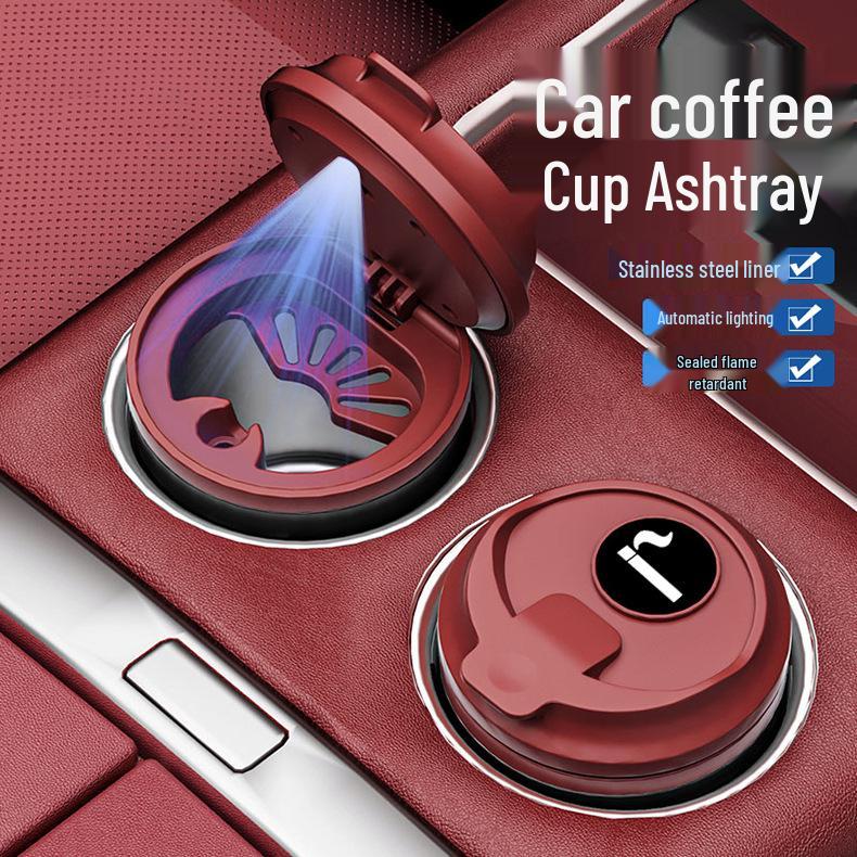 BYD Song Pro Qin Plus Tang Han EV Yuan UP Seal Подсвечиваемая автомобильная пепельница
