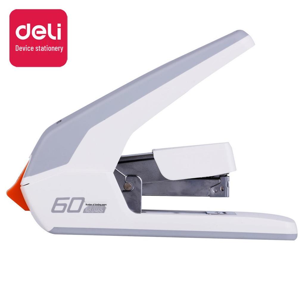 Deli Stationery Student & Office Labor-Saving Stapler, Large & Medium Sizes, Thickened Design