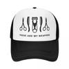Cool Barbershop Weapon Trucker Hat WoUnisex Unisex Custom Adjustable Adult Hairdresser Barber Baseball Cap Spring Snapback Caps