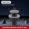 Drainage Seal Faucet Hole Cover Anti-leakage Washbasin Decorative Plug Portable Kitchen Sink Plug