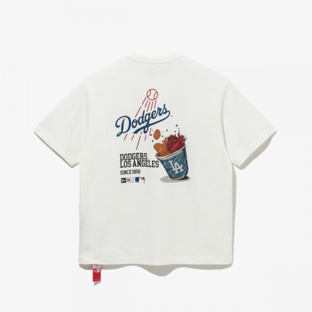 New Era Mlb La Dodgers Футболка для боления Off White 14536500