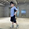 Boys' Summer Set 2026 New Large Children's Summer Thin Style Boys' Loose Short Sleeve Children's Sports Quick Drying Two Piece Set