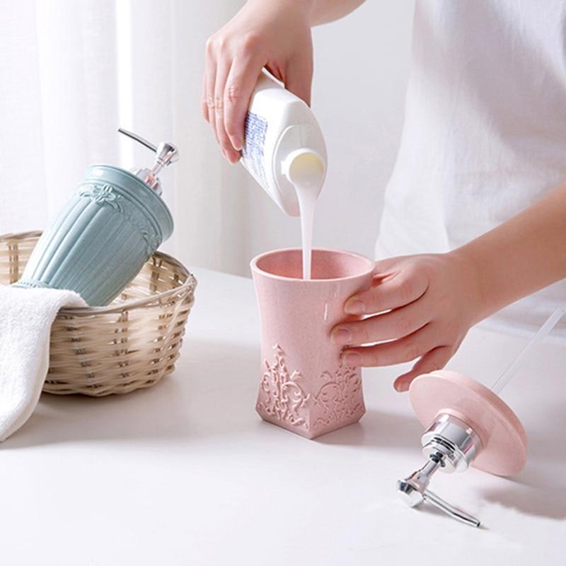 Dispenser Bottle Smooth Liquid Discharge Electroplated Nozzle Home Bathroom