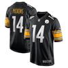 NFL Team Apparel Patriots Steelers Embroidered V-Neck Oversized Jersey Men Sports Fan Wear